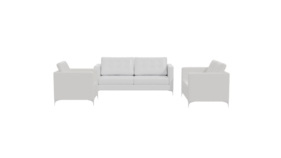Cozy Modern Sofa Set 3D - Professional 3D Model Render 11