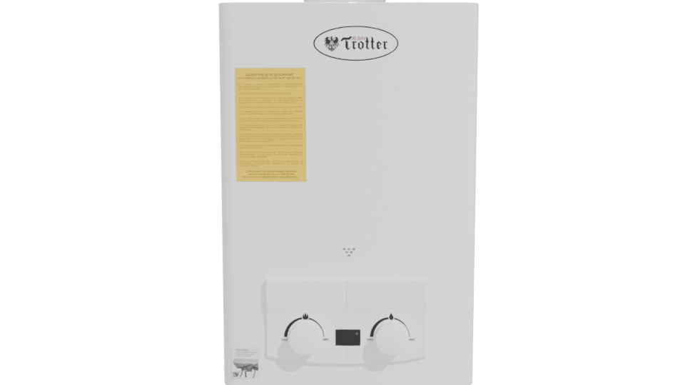 Calefont Gas Water Heater 3D - Professional 3D Model Render 11