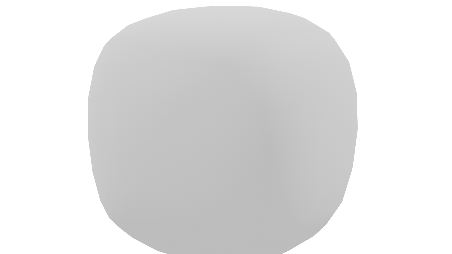 Stylized White Sphere 3D Model - Professional 3D Model Render 9