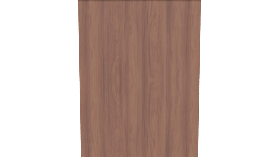 Contemporary Wooden Drawer Chest - Professional 3D Model Render 5