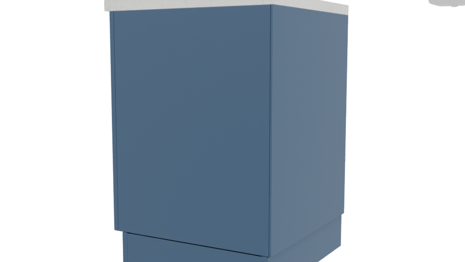 Stylish Modern Kitchen Cabinet 3D - Professional 3D Model Render 3