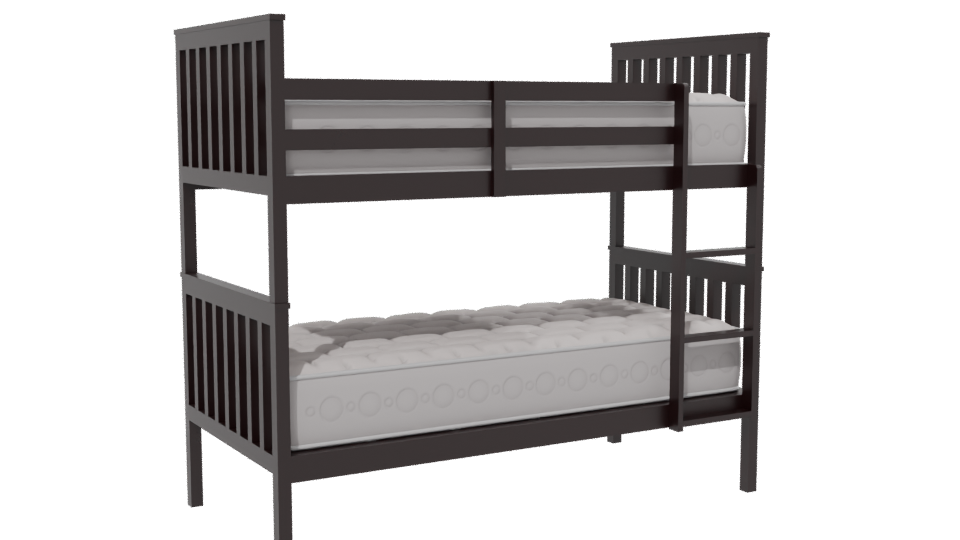 Stylish Baby Crib 3D Model - Professional 3D Model Render 13