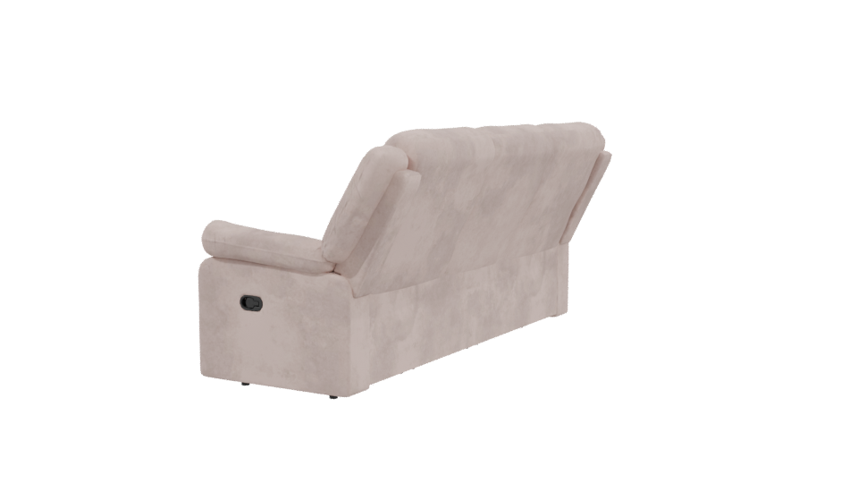 Stylish Reclining Sofa Model - Professional 3D Model Render 3