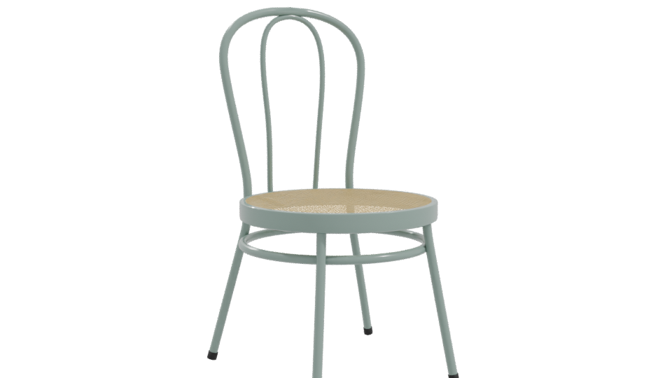 Stylish Vintage-Style Dining Chair 3D Model - Professional 3D Model Render 10