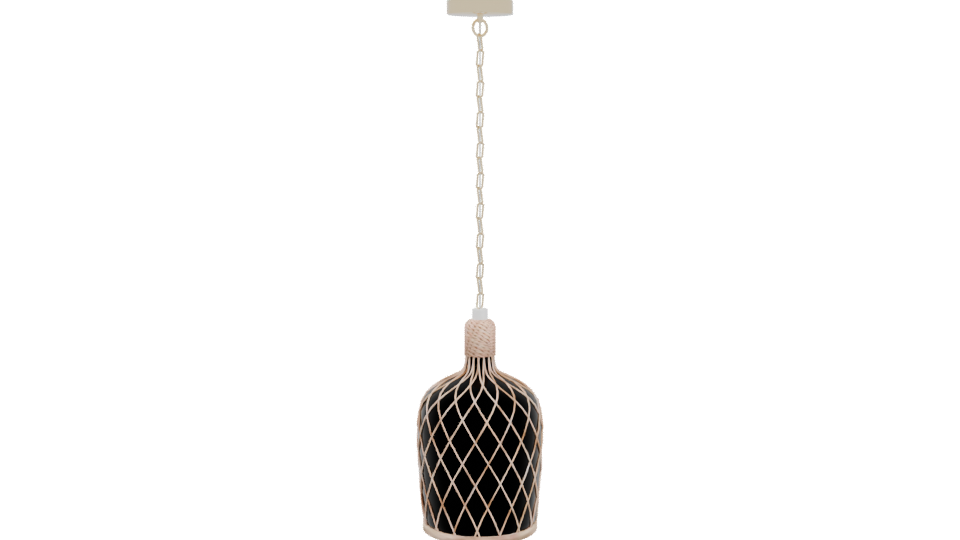 Stylish Pendant Light Fixture 3D - Professional 3D Model Render 4