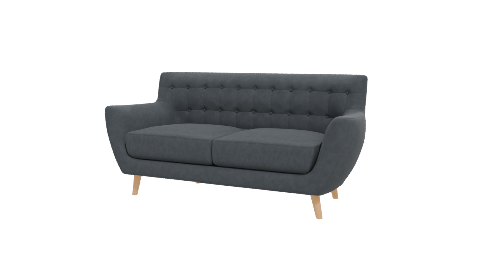 Contemporary Two-Seater Sofa Model - Professional 3D Model Render 12