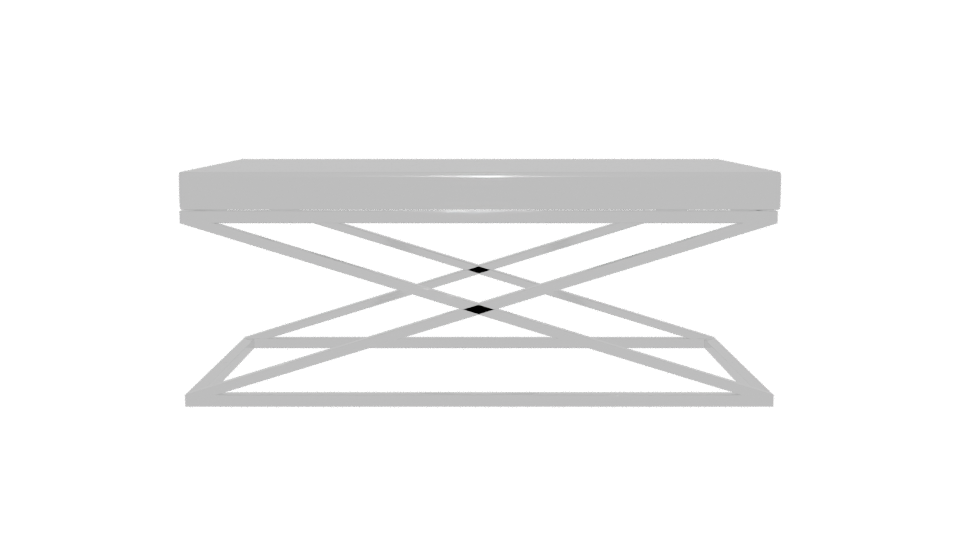 Sleek Modern Coffee Table 3D - Professional 3D Model Render 5