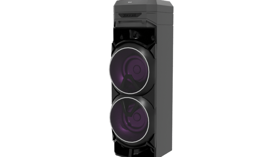 Powerful Bluetooth Speaker Model - Professional 3D Model Render 12