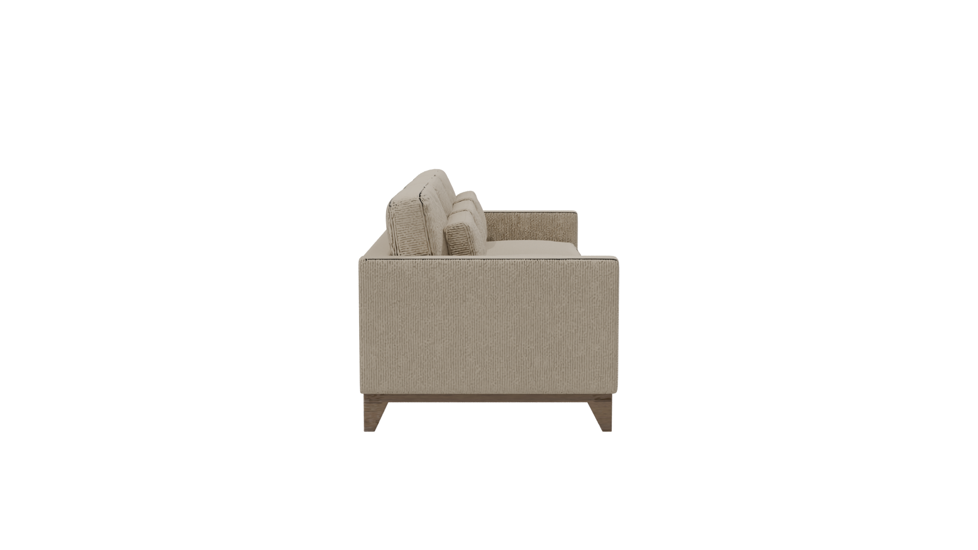 Lilyrose Beige Sofa 3D Model - Professional 3D Model Render 8