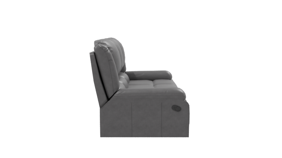 Contemporary Leather Sofa 3D Model - Professional 3D Model Render 8