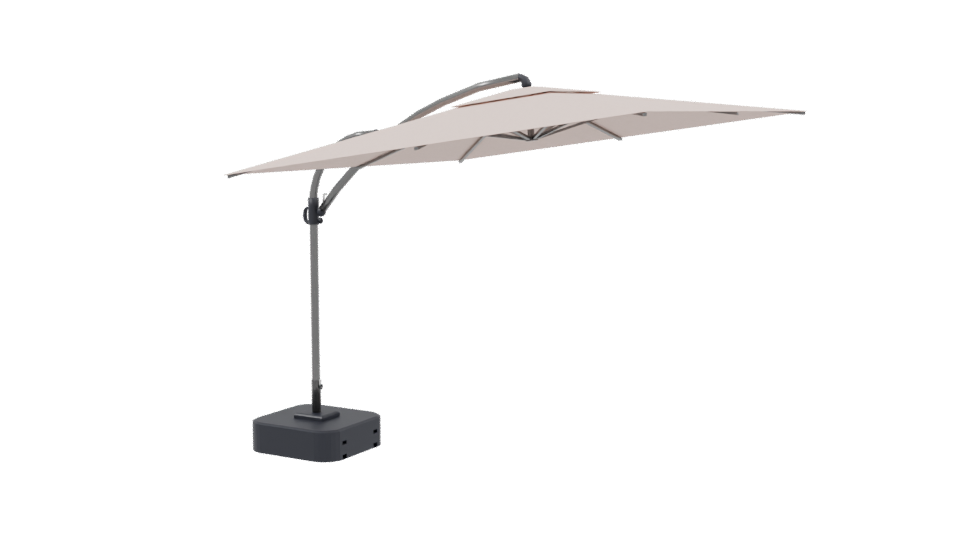 Stylish Outdoor Umbrella 3D Model - Professional 3D Model Render 3