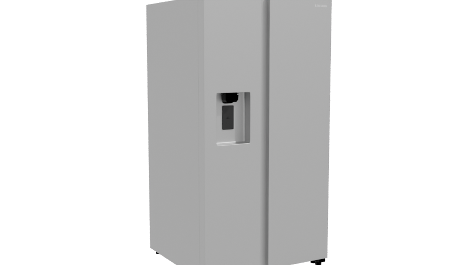 Sleek Modern Refrigerator 3D Model - Professional 3D Model Render 10