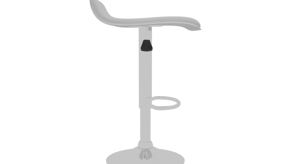 Stylish Bar Stool 3D Model - Professional 3D Model Render 8