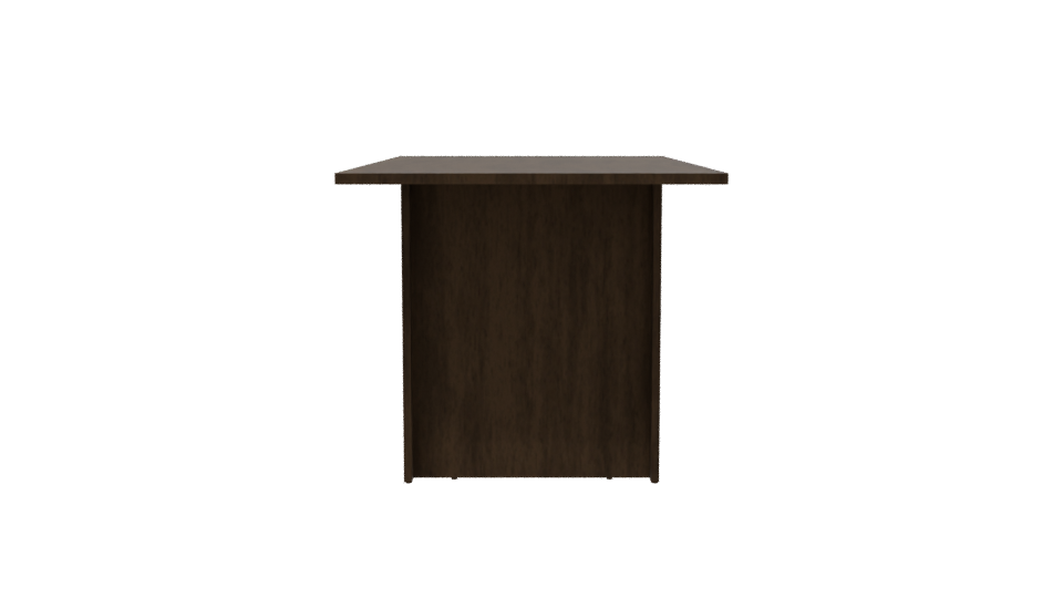 Elegant Wooden Dining Table Model - Professional 3D Model Render 8