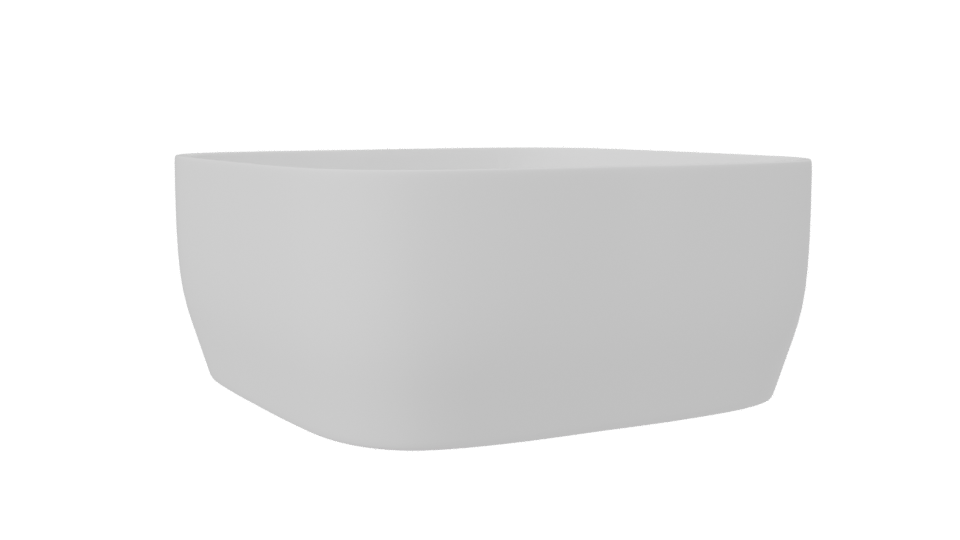 Elegant Square Bowl 3D Model - Professional 3D Model Render 7