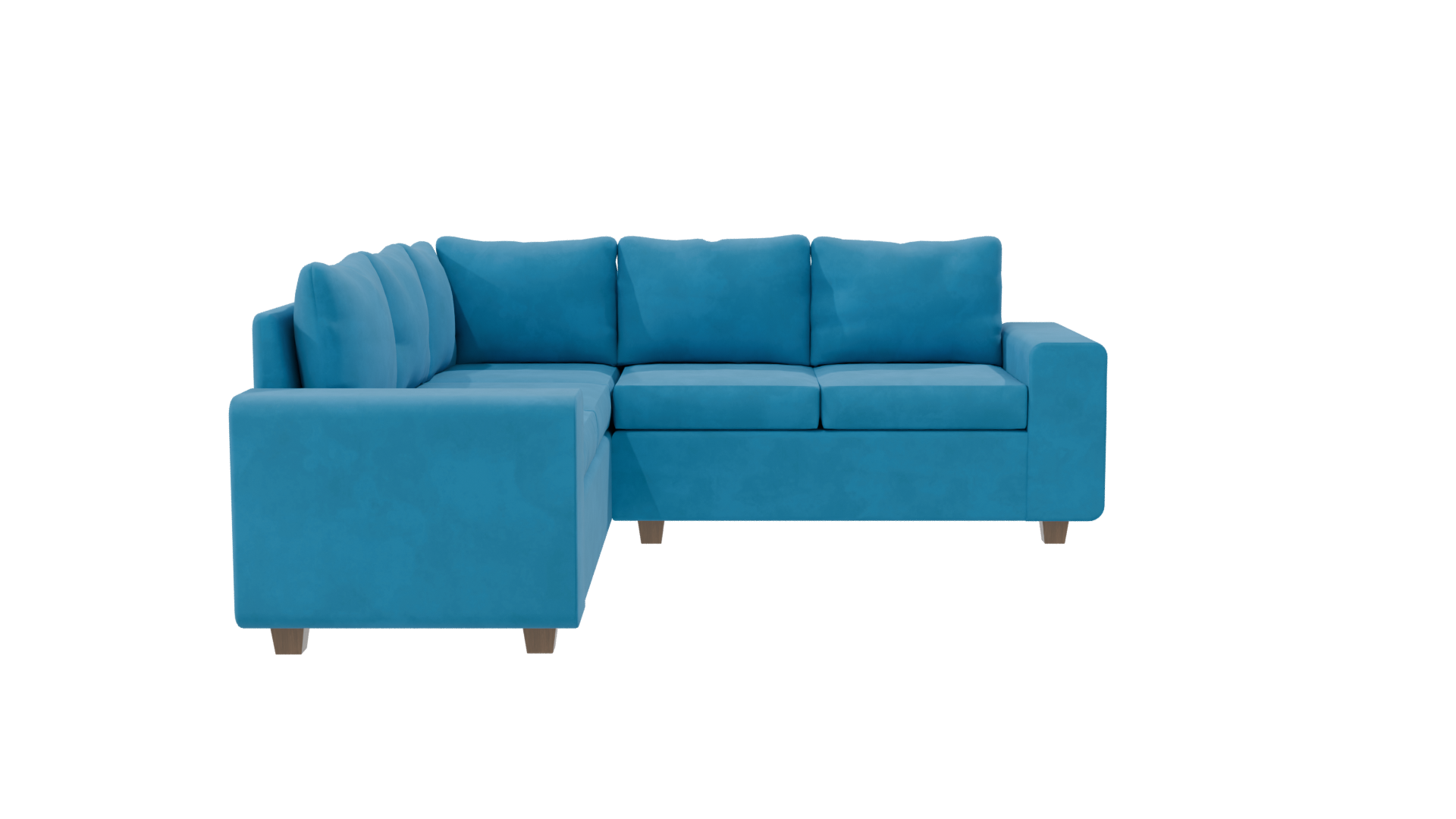 Contemporary L-Shaped Sofa 3D - Professional 3D Model Render 8