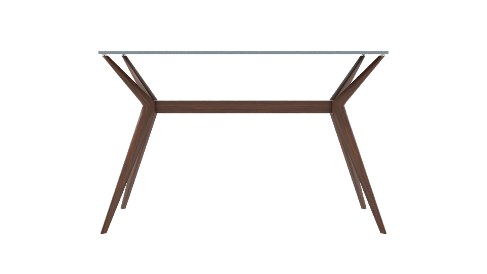 Stylish Wooden Accent Table 3D - Professional 3D Model Render 8