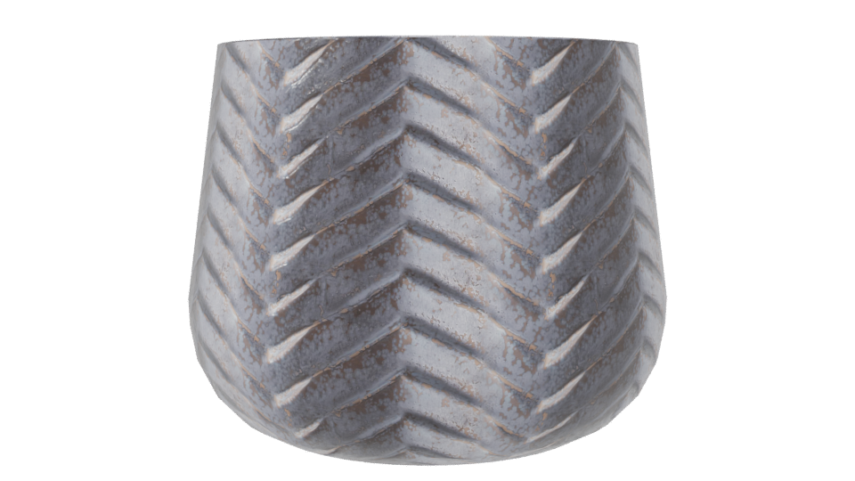 Stylized Ceramic Planter Model - Professional 3D Model Render 7