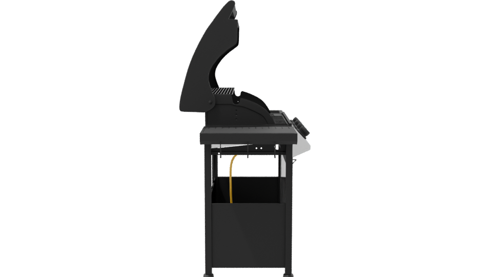 Stylish Outdoor Gas Grill 3D - Professional 3D Model Render 8