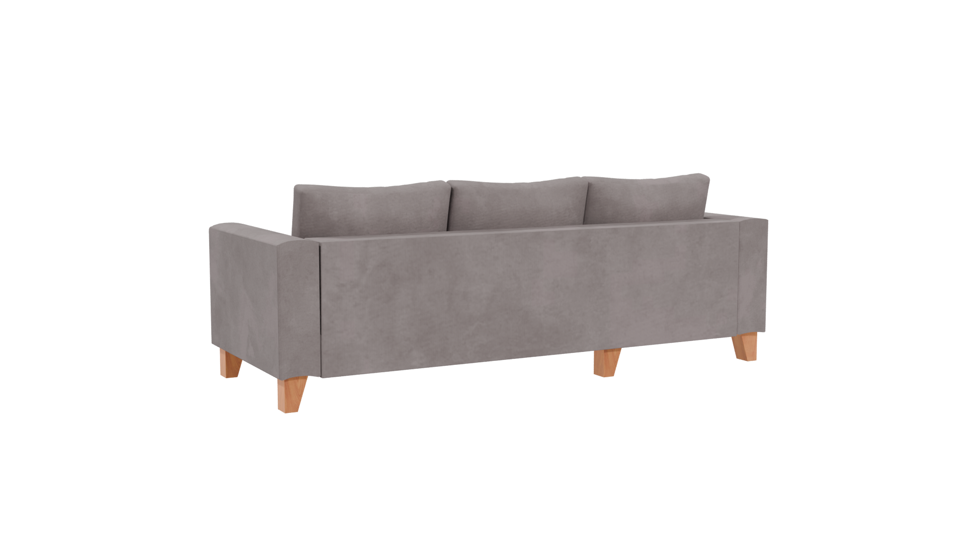 Contemporary Fabric Sectional Sofa 3D Model - Professional 3D Model Render 4
