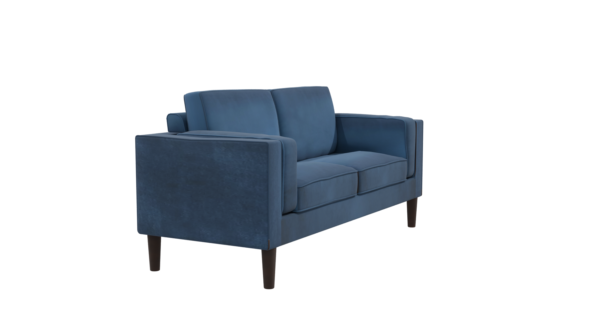 Stylish Modern Two-Seat Sofa - Professional 3D Model Render 24
