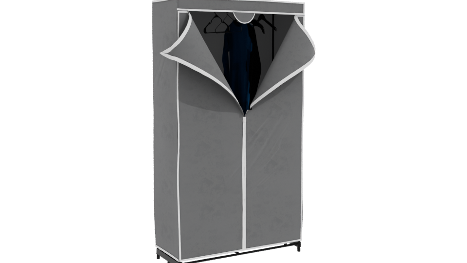 Stylish Fabric Garment Rack 3D - Professional 3D Model Render 10