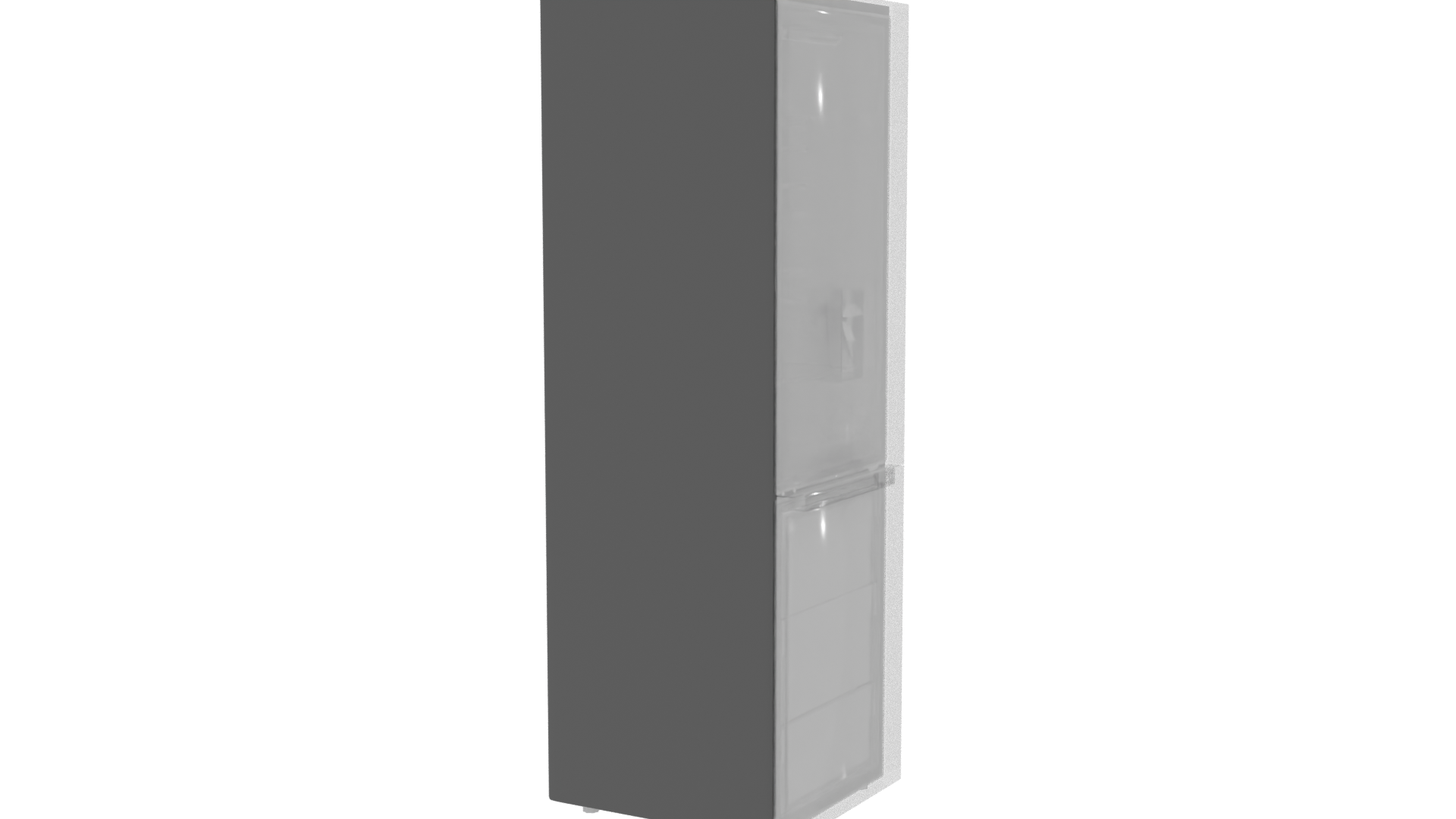 Sleek Modern Refrigerator 3D - Professional 3D Model Render 9