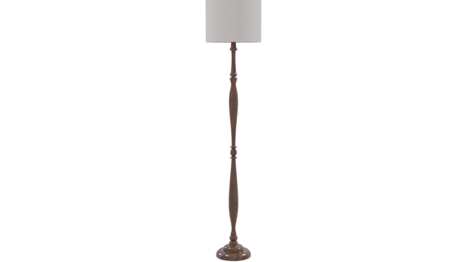 Elegant Floor Lamp 3D Model - Professional 3D Model Render 9