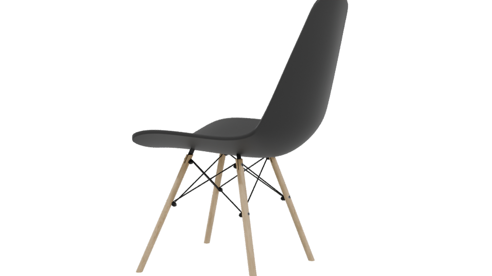 Stylish Modern Chair 3D Model - Professional 3D Model Render 3