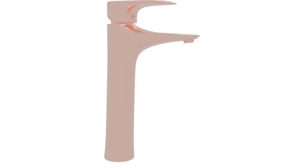 Stylish Modern Sink Faucet 3D Model - Professional 3D Model Render 12