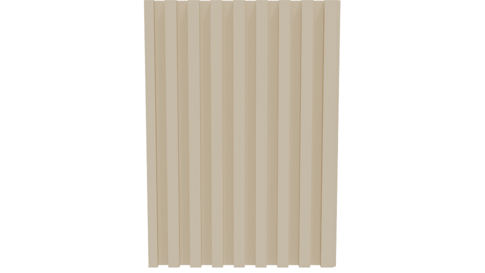 Beige Container Model 3D - Professional 3D Model Render 5