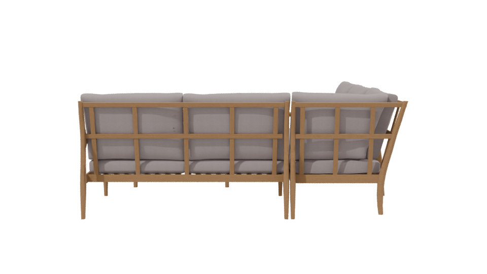 Modern Outdoor Sofa Set 3D - Professional 3D Model Render 2