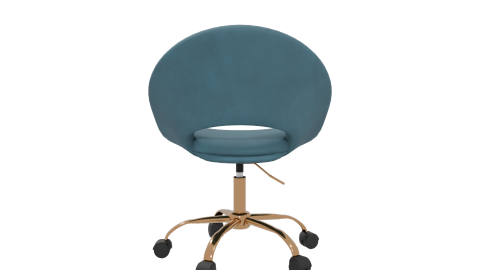 Stylish Modern Office Chair 3D - Professional 3D Model Render 5