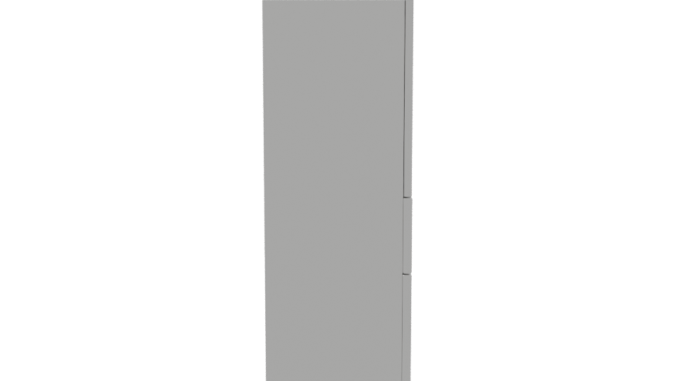 Sleek Stainless Steel Refrigerator 3D - Professional 3D Model Render 8