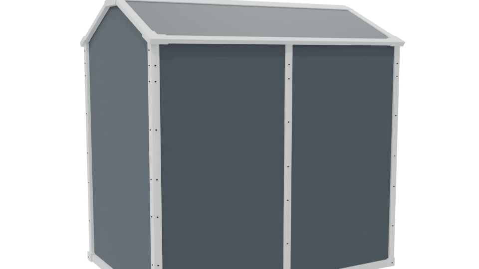 Stylish Storage Shed 3D Model - Professional 3D Model Render 7