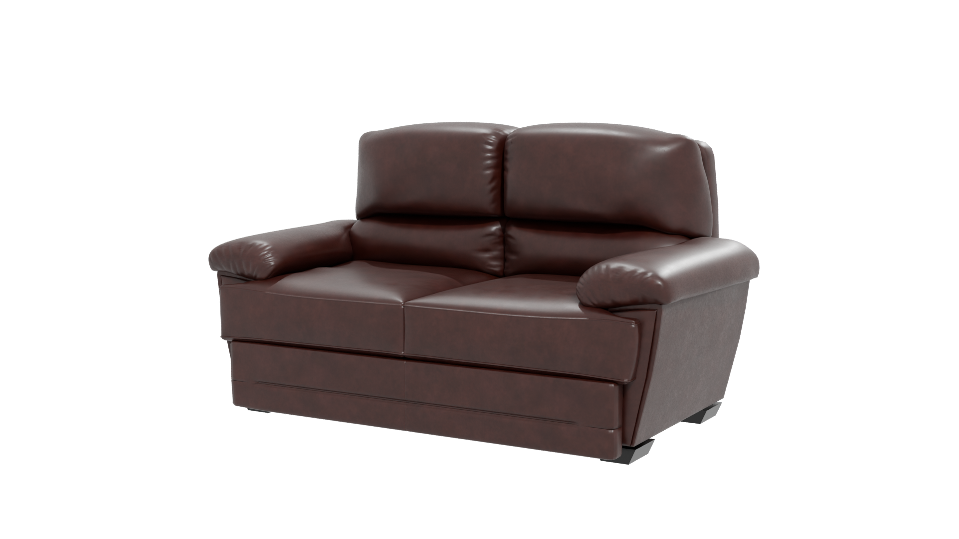 Stylish Leather Sofa 3D Model - Professional 3D Model Render 12