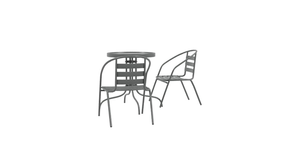 Congo Miranda Garden Furniture Set 3D - Professional 3D Model Render 3