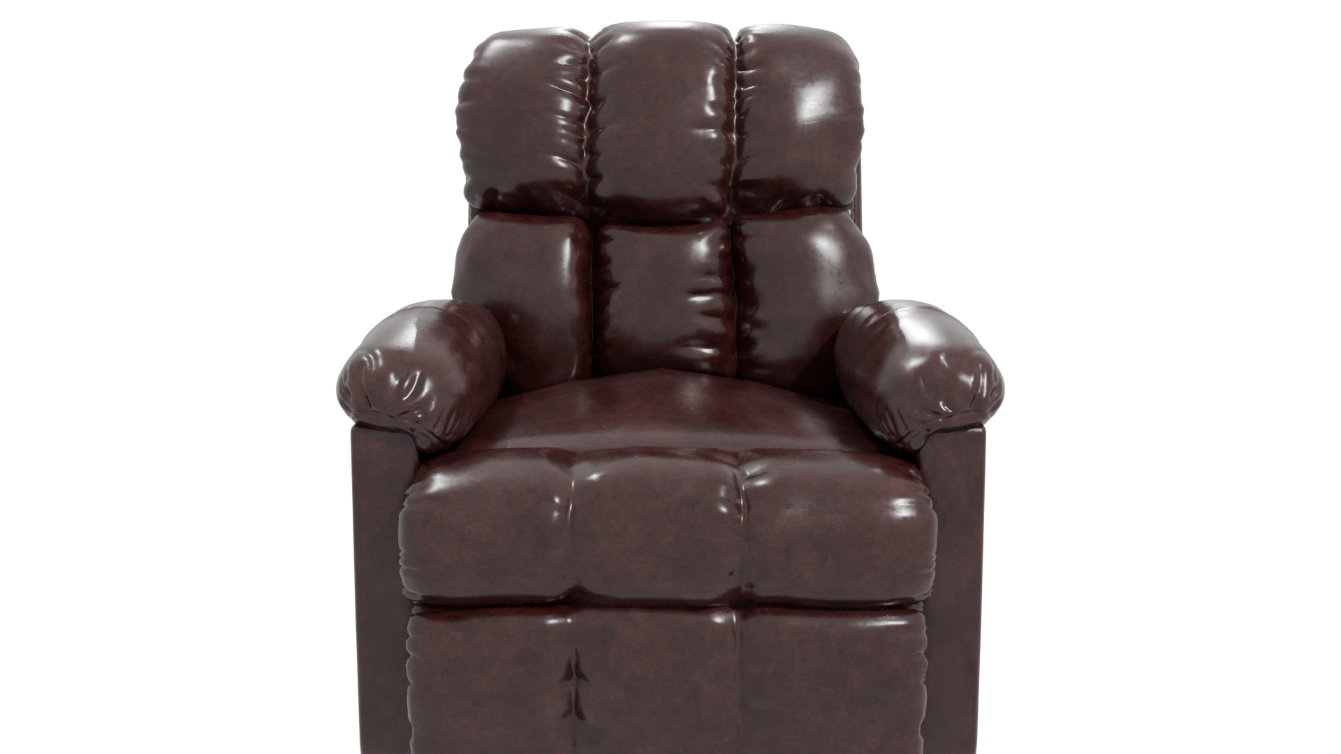 Luxurious Recliner Armchair 3D - Professional 3D Model Render 11