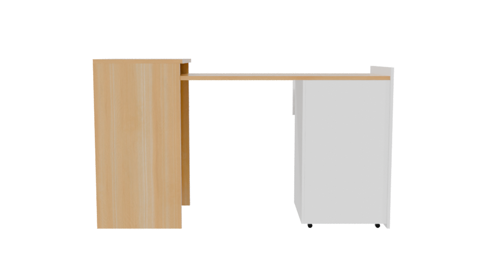 Modern Desk 3D Model - Professional 3D Model Render 5