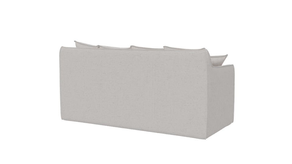 Stylish White Sofa 3D Model - Professional 3D Model Render 6