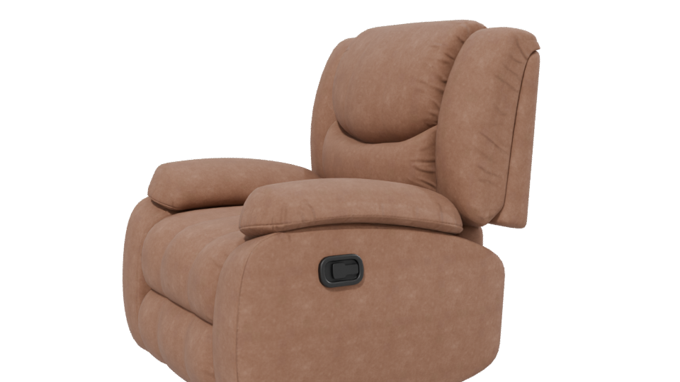 Comfortable Recliner Armchair 3D - Professional 3D Model Render 13
