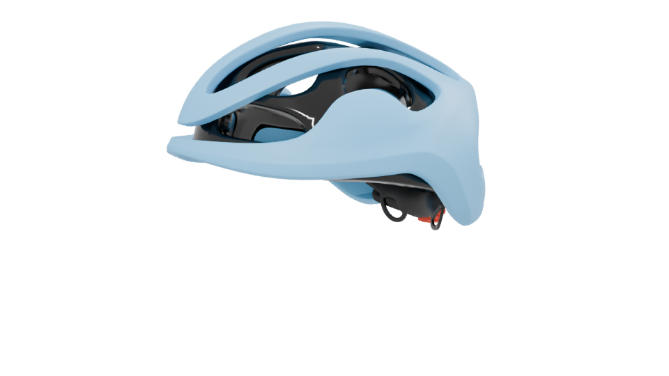 Lightweight Modern Bicycle Helmet 3D Model - Professional 3D Model Render 13