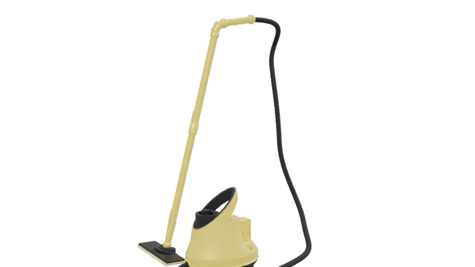 Stylish Steamer Cleaning Device 3D - Professional 3D Model Render 13
