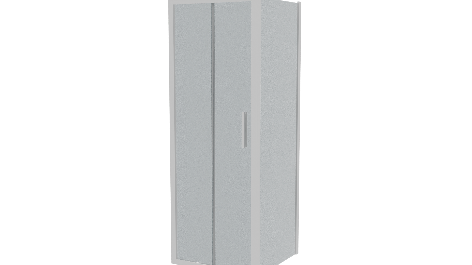 Stylish Glass Shower Door 3D - Professional 3D Model Render 24