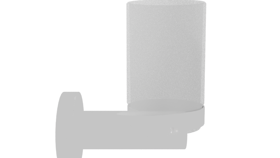 Stylish Bathroom Glass Holder 3D - Professional 3D Model Render 8