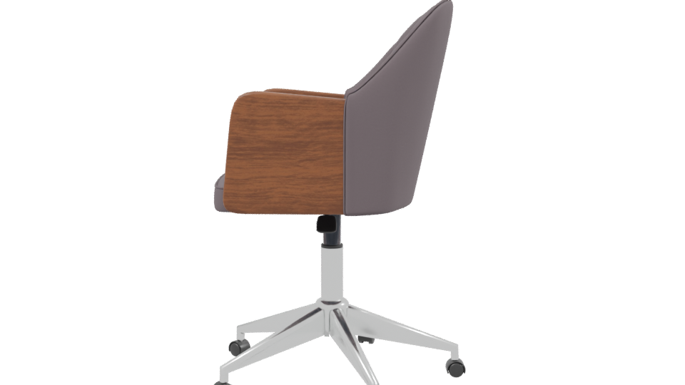 Stylish Modern Office Chair 3D - Professional 3D Model Render 2