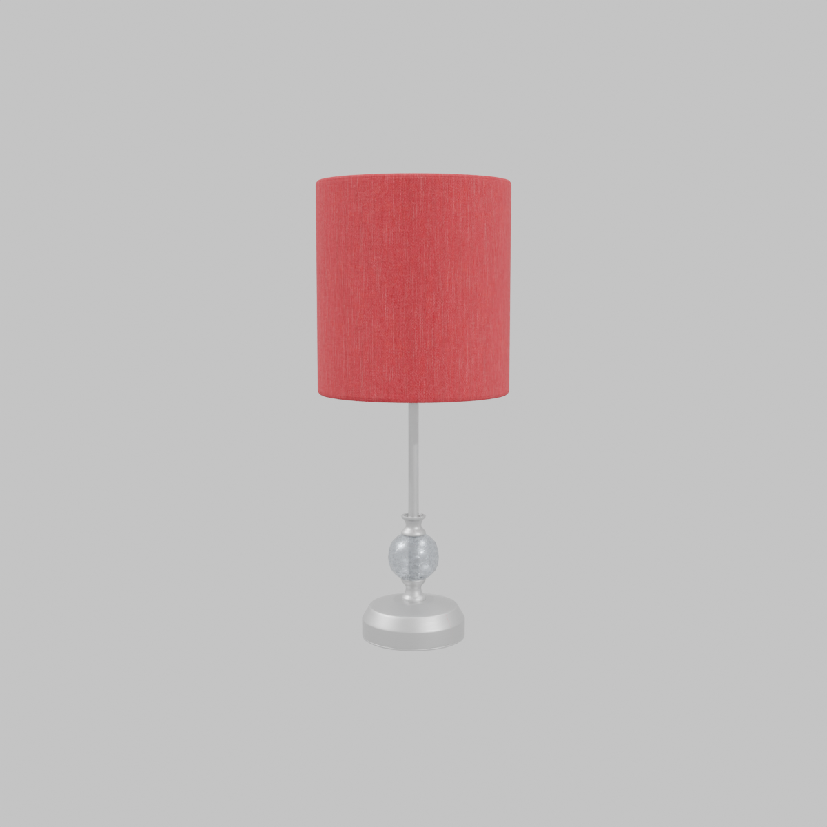 LAMP MESA TELA 1L ROJO