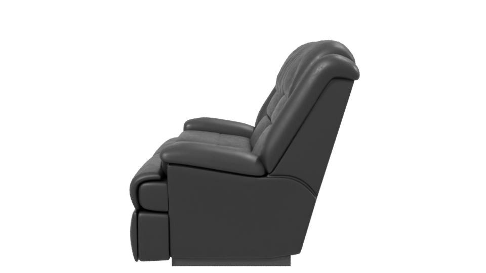Stylish Reclining Sofa 3D Model - Professional 3D Model Render 2