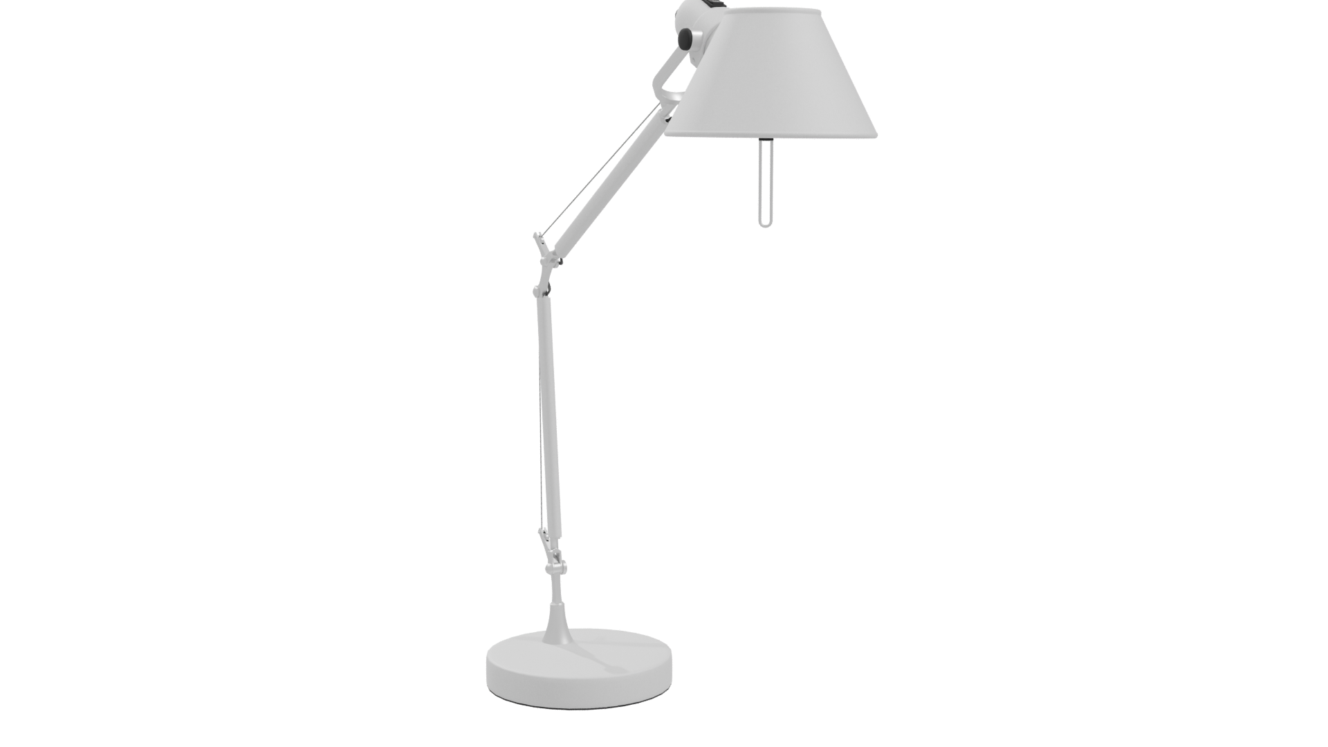 Stylish White Desk Lamp 3D - Professional 3D Model Render 10
