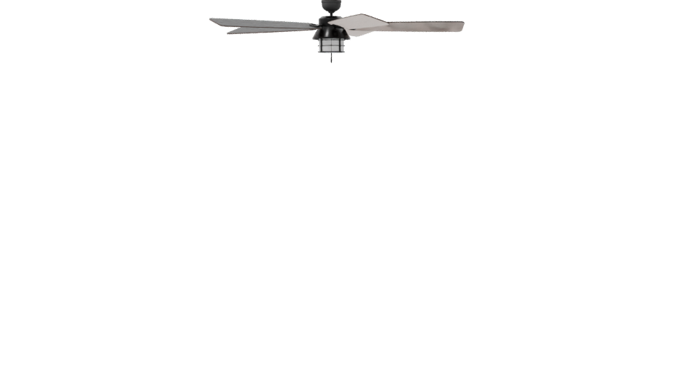 Contemporary Ceiling Fan 3D Model - Professional 3D Model Render 8